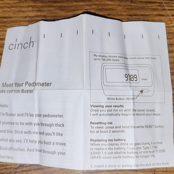 Cinch pedometer - Picture 4 of 4